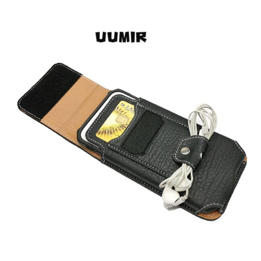 UUMIR   กระเป๋าใส่โทรศัพท์ คาดเอว แบบคลิปหนีบ กระเป๋าคาดเอว หนัง สําหรับผู้ชาย