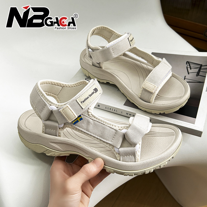 รองเท ้ าแตะผู ้ หญิงนุ ่ มระบายอากาศสุภาพสตรีสบายรองเท ้ าแตะแบนผู ้ หญิงเปิดนิ ้ วเท ้ ารองเท ้ าชายหาดขนาด 36 ถึง 40