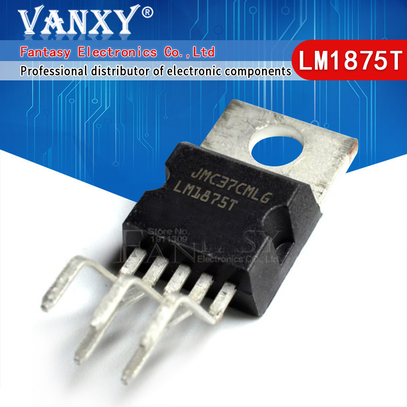 10PCS LM1875T TO220-5 LM1875 TO220 20W CD1875 D1875 เครื่องขยายเสียงอิเล็กทรอนิกส์ส่วนประกอบ