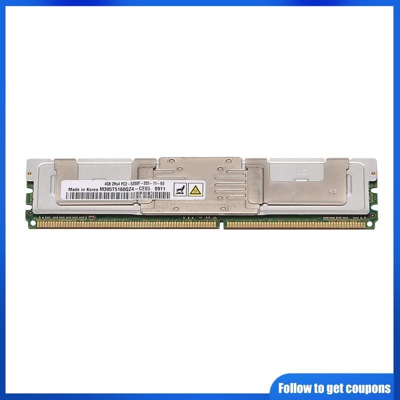 Ddr2 4GB Ram หน ่ วยความจํา 667Mhz PC2 5300F 240 Pins 1.8V FB DIMM พร ้ อม Cooling Vest สําหรับ AMD Desktop Memory Ram paudnef.