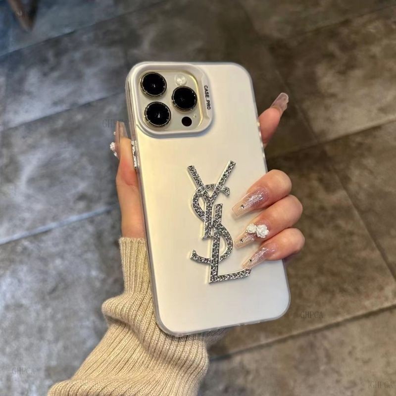 Iphone 15promax เคสโทรศัพท์ Rhinestone หรูหรา iPhone14pro รวมทุกอย่างกันกระแทก 13 Matte หญิง 15pro