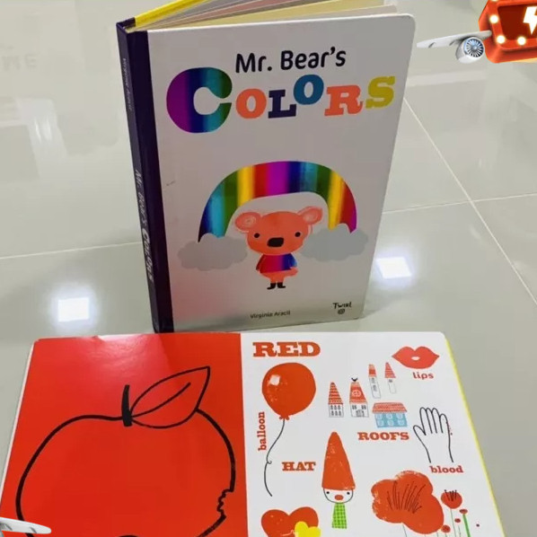 บอร์ดบุ๊คเล่มใหญ่ [หนังสือนำเข้า] Mr.Bear’s  Color เรียนรู้เรื่องสี คำศัพท์เกี่ยวกับสี สำหรับเด็กเล็ก (ภาษาอังกฤษ)