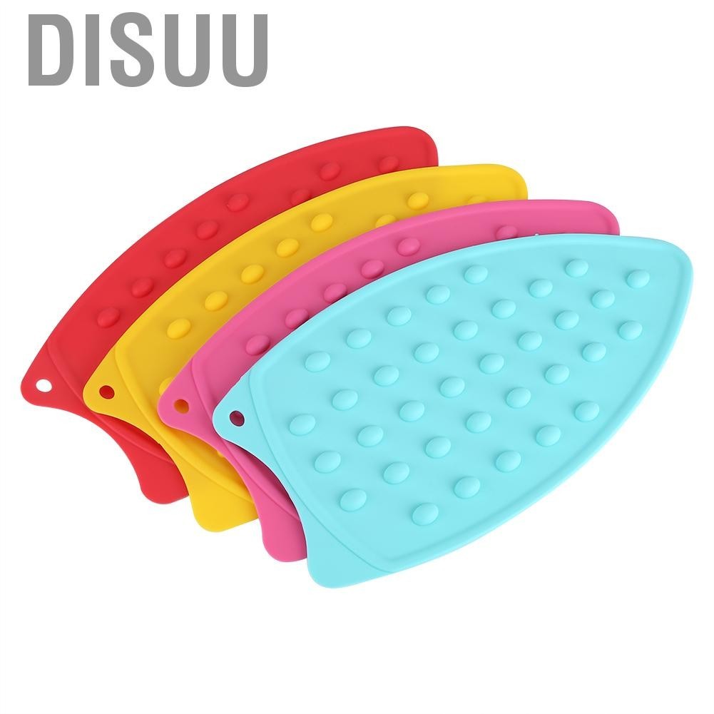 Disuu Silicone Iron Mat Rest Pad for Ironing Board Heat Resistant Non-stick 10.63 x 5.51 0.28in