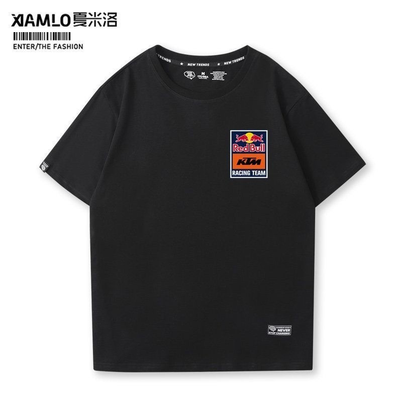 Redbull KTM Racing Jersey Short Sleeve MOTOGP Motorcycle DUKE890 DUKE790 Cycling Pure Cotton T-Shirt