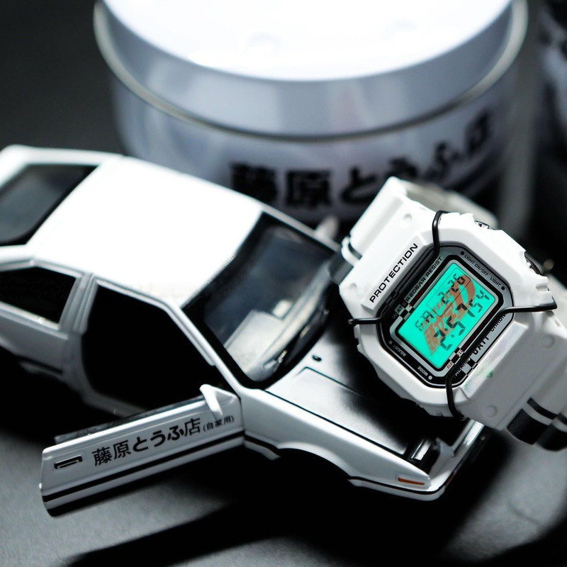 Dw5600 Initial D Joint Name Men's and Women's Sports Electronic Watch Waterproof Watch Dw5600bait20
