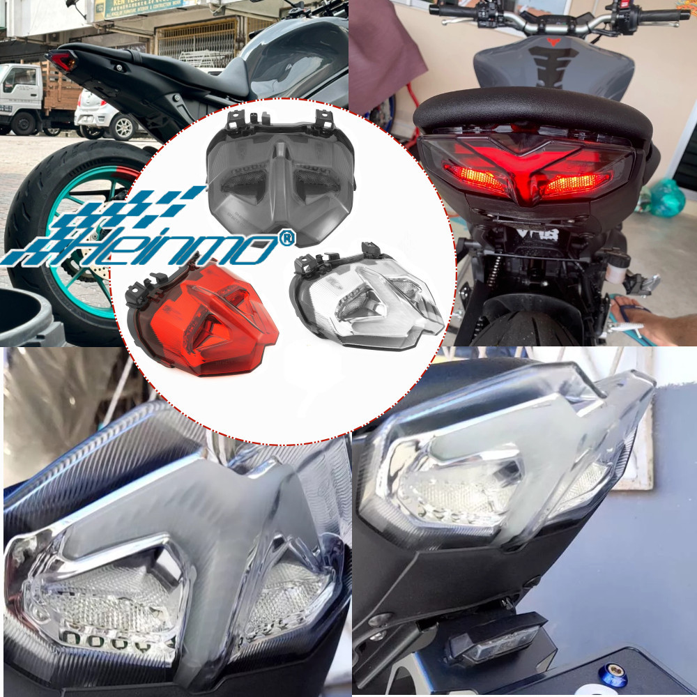 สําหรับ YAMAHA MT-09 MT09 V3 / SP SP 2021 - 2023 แบบบูรณาการ LED ไฟท ้ ายเบรคเลี ้ ยวสัญญาณ