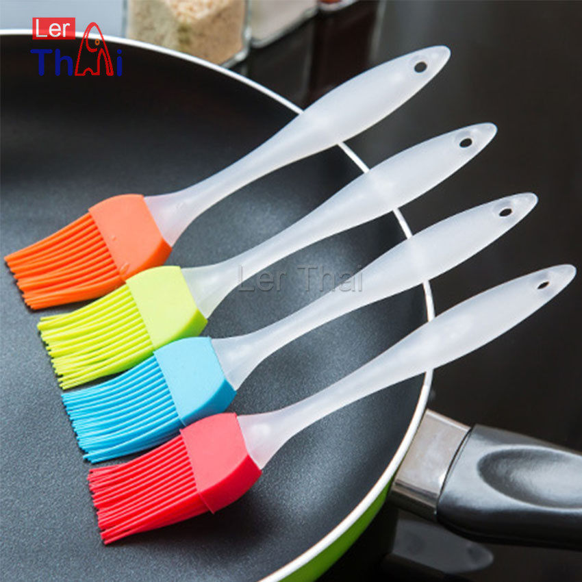 LerThai แปรงทาน้ำมัน ทำจากซิลิโคน แปรงทาเนย ทาซอส Silicone oil brush
