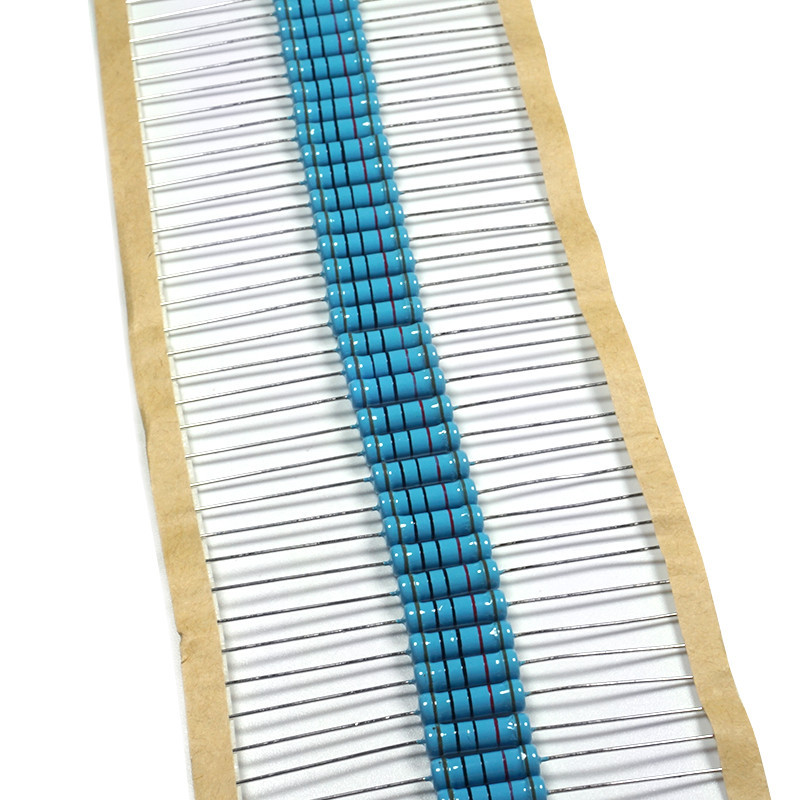 20pcs 2W โลหะตัวต้านทานฟิล์ม 1% 1R ~ 1M 2.2R 4.7R 10R 22R 47R 100R 220R 470R 1K 10K 100K 2.2 4.7 10 22 47 100 220 470 โอห์มอิเล็กทรอนิกส์ส่วนประกอบ ราคา ถูกที่สุด ดีลบีเคเค แกลเลอรีภาพที่ 3