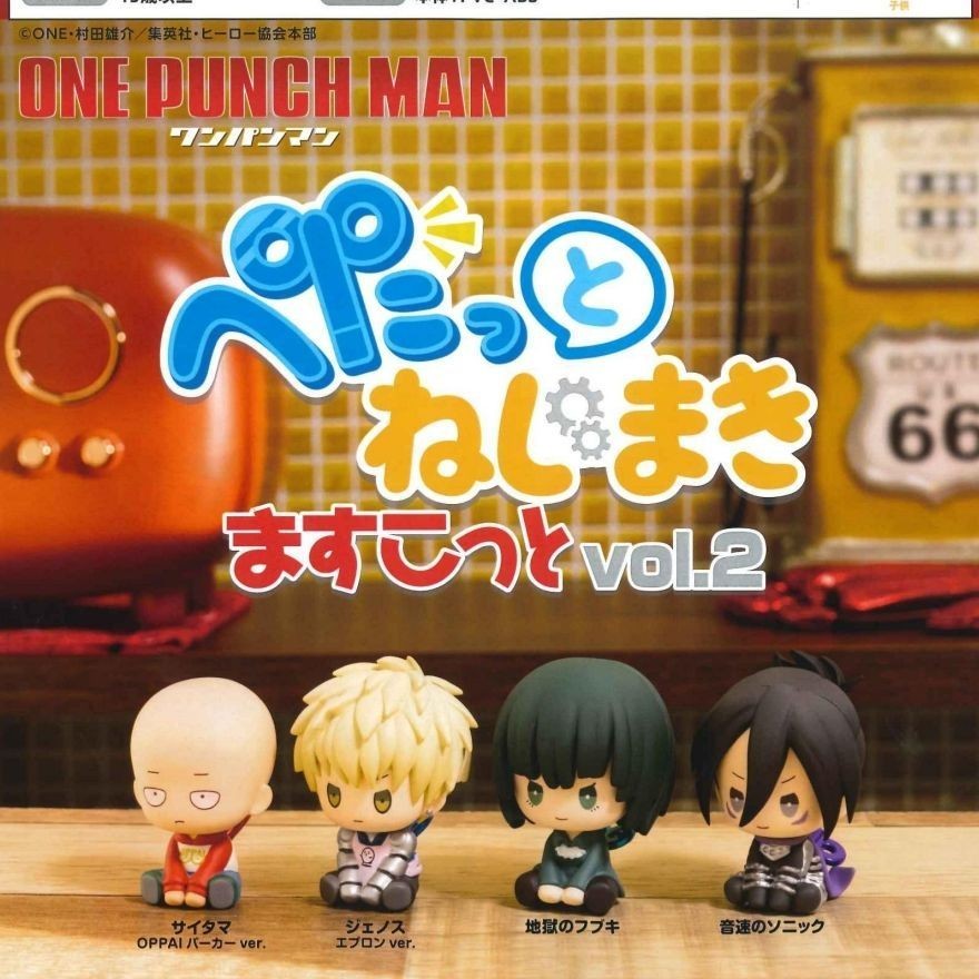 [ Btf ] Ready Stock Japan BUSHIROAD Gashapon One Punch Man Clockwork Doll Second Bullet Q Version Ch