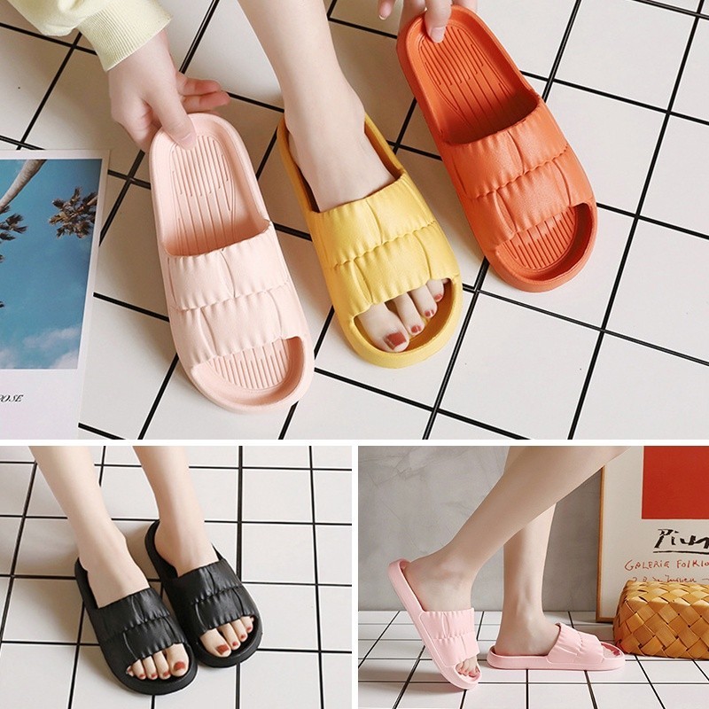 รองเท้าใส่ในบ้าน EVA กันลื่น นุ่มๆ น้ำหนักเบา สําหรับผู้ชาย และผู้หญิง