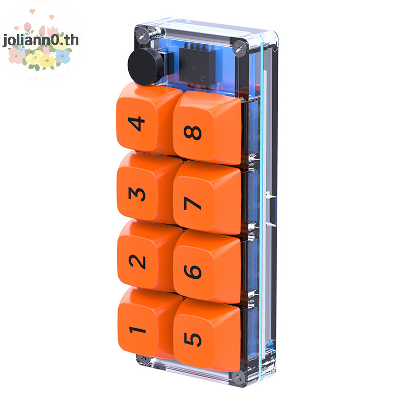 Joliann0 8 คีย์ลัดมาโครตั้งโปรแกรมได้ Fully Hot Swappable Mechanical Gaming อุปกรณ์เสริมคอมพิวเตอร์ชิ้นเดียว th - รูปที่ 5