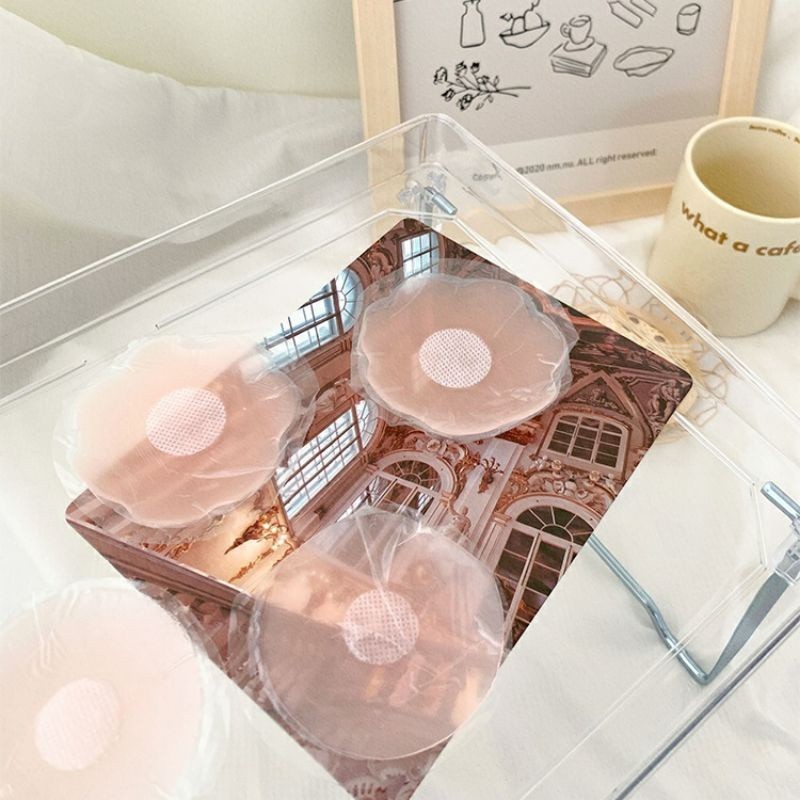 💗Bonnie💗จุกแปะหัวนม กันน้ำ กันเหงื่อ มีกาว🌟เรียบเนียน ส่งเร็ว 1 2วัน✨#CRK - รูปที่ 2