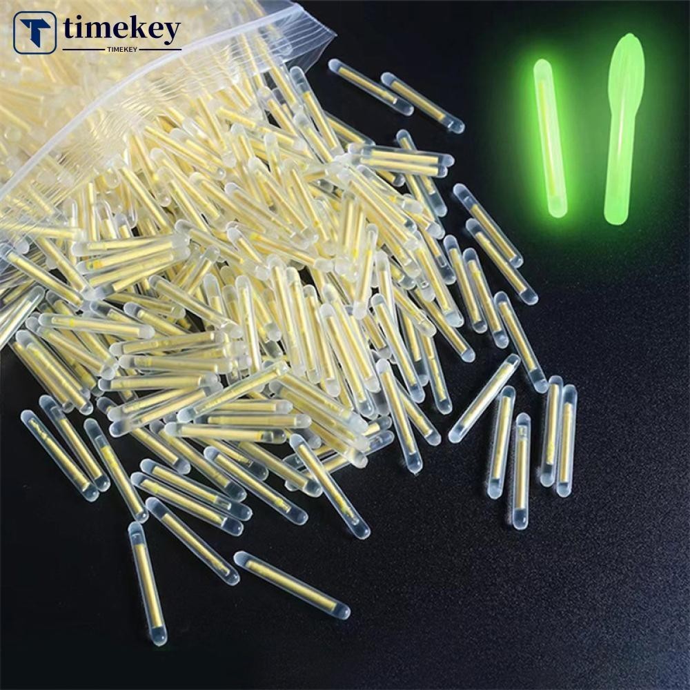 Timekey 50PCS/lot 2.2-4.5 มม.Light Night Fishing Float Rod ไฟ Dark Glow Stick ที ่ มีประโยชน ์ ตกปลาเรืองแสง Lightstick D7U3