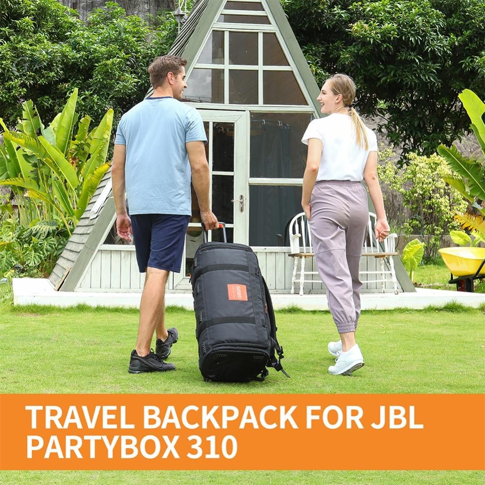 กระเป๋าเก็บลําโพงสําหรับ JBL Partybox 310 ลําโพงความจุขนาดใหญ่กันน้ํากระเป๋าเป้สะพายหลังที่รองรับบลูทูธอุปกรณ์เสริมระบายอากาศ [Getfriy.th]