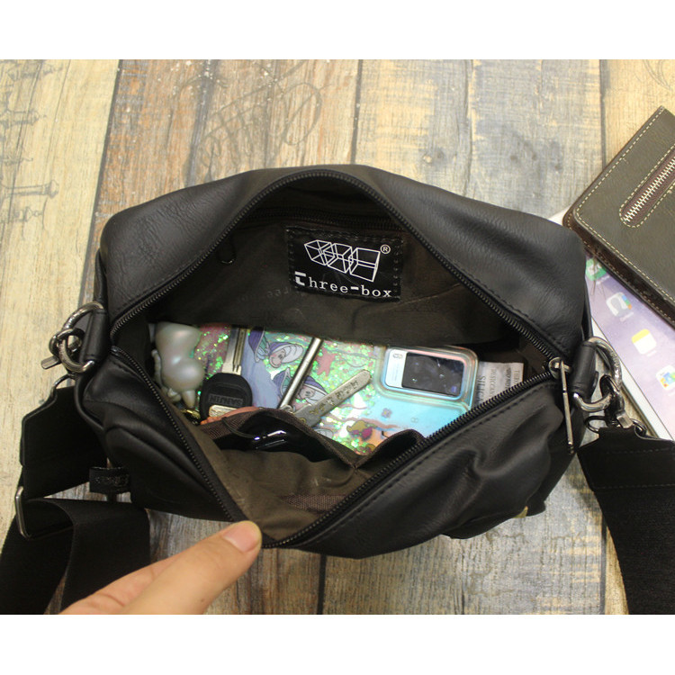 🌞SUNWISH🌞 -Threebox - No.5004B กีฬากลางแจ้งกระเป๋าสะพายสี่เหลี่ยมผืนผ้าขนาดเล็ก - รูปที่ 7