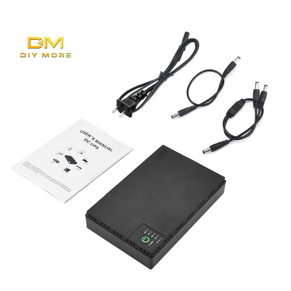 Diymore Mini UPS Uninterrupted Power Supply 10400mah/8800mahแบตเตอรี ่ ลิเธียมไอออนสํารอง DC 12V/9V/5Vเอาต ์ พุตสําหรับเราเตอร ์ ไร ้ สาย