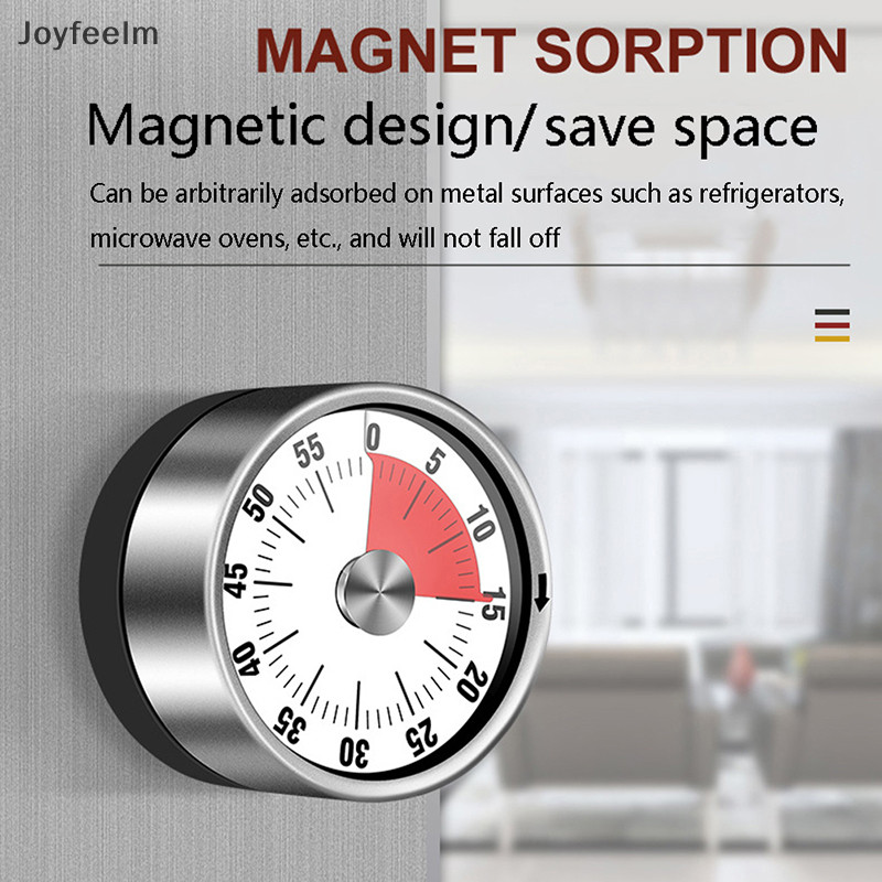 Yfe Mechanical Kitchen Timer นาฬิกาจับเวลา 60 นาทีพร ้ อมนาฬิกาปลุกดังนาฬิกาแม ่ เหล ็ ก N