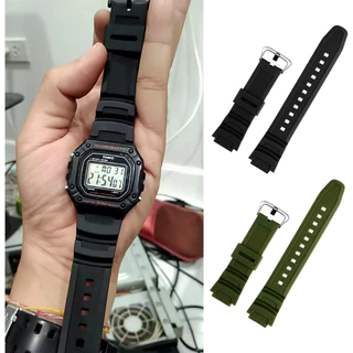 ร้านคนไทย! สายนาฬิกาข้อมือcasioคาสิโอ 18 มม.สําหรับAQ-S810W S800 MRW-200 W735 752H AE-1000\ AE-1100 \AE1200\ สองสี