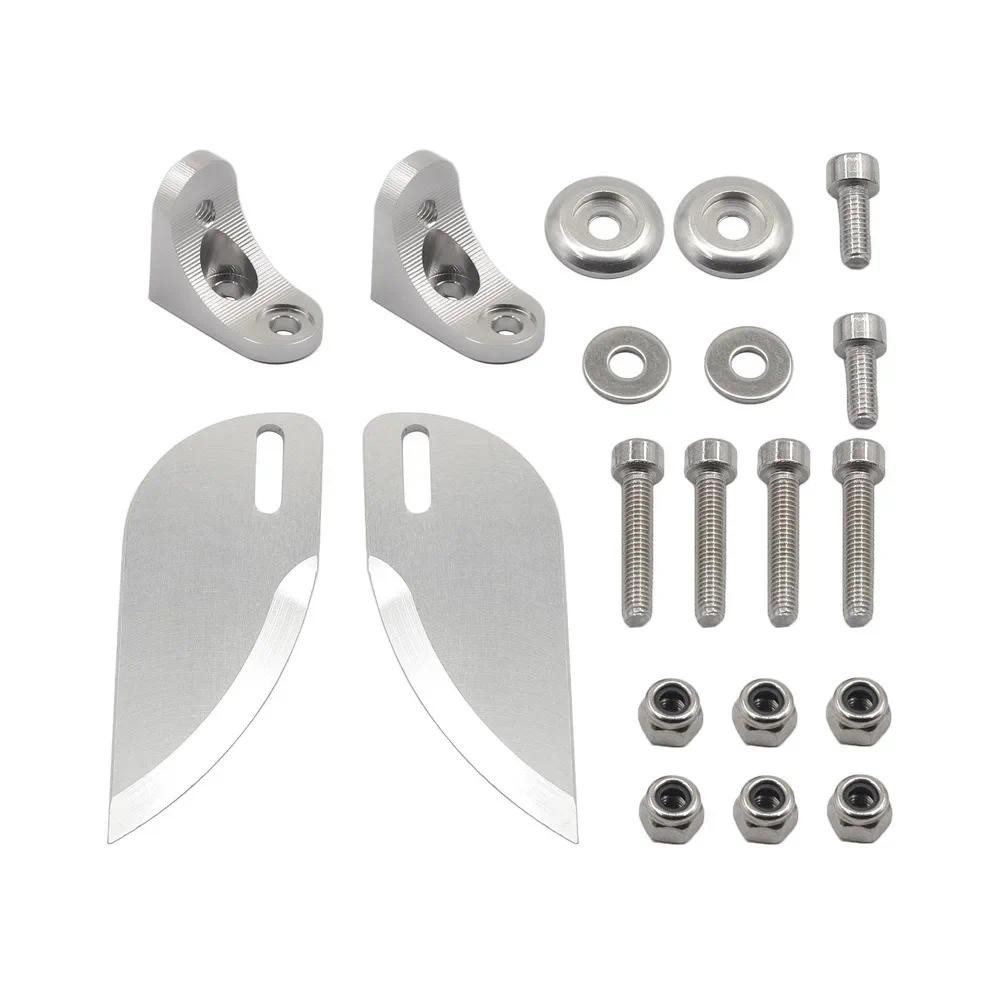 55*21 มม.RC รุ่นเรือน้ํามีด Turn Fins สําหรับ 60-75 ซม.ไฟฟ้า / Nitro Power รีโมทคอนโทรลเรือ Feilun FT012 FT011 อะไหล่