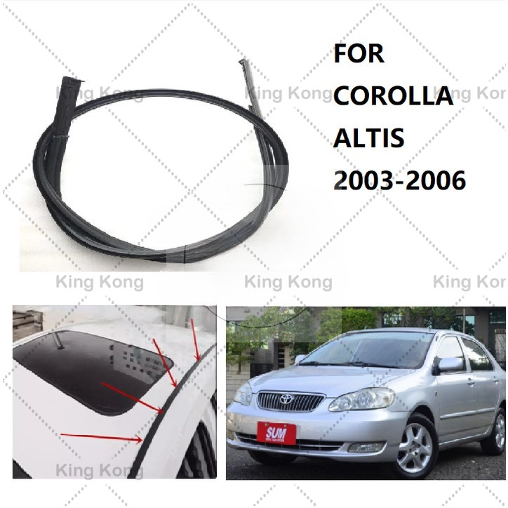 คู่ ยางกั้นหลังคาสําหรับ TOYOTA COROLLA ALTIS 2003 2004 2005 2006