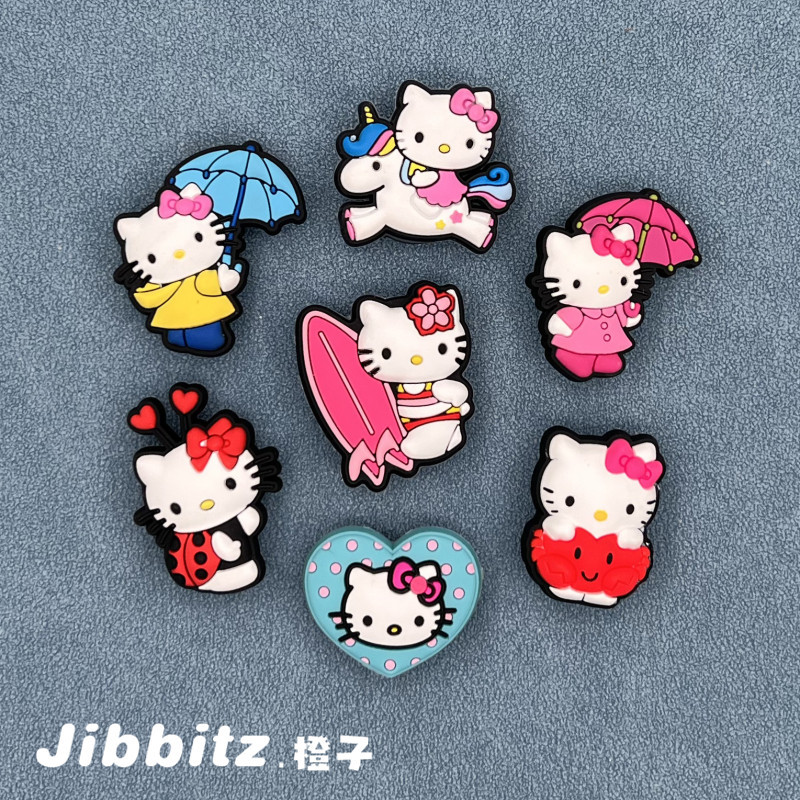 jibbitz crocs Hello Kitty series crocs jibbitz jibbitz crocs เกาหลี  jibbitz crocs ของแทั