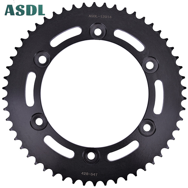 Asdl 428 54TMotorcycle สเตอร์หลังสําหรับ HONDA CBR250 RJ,RK,RK-2 1988 1989 VT250 FL Spada 1989 1990 