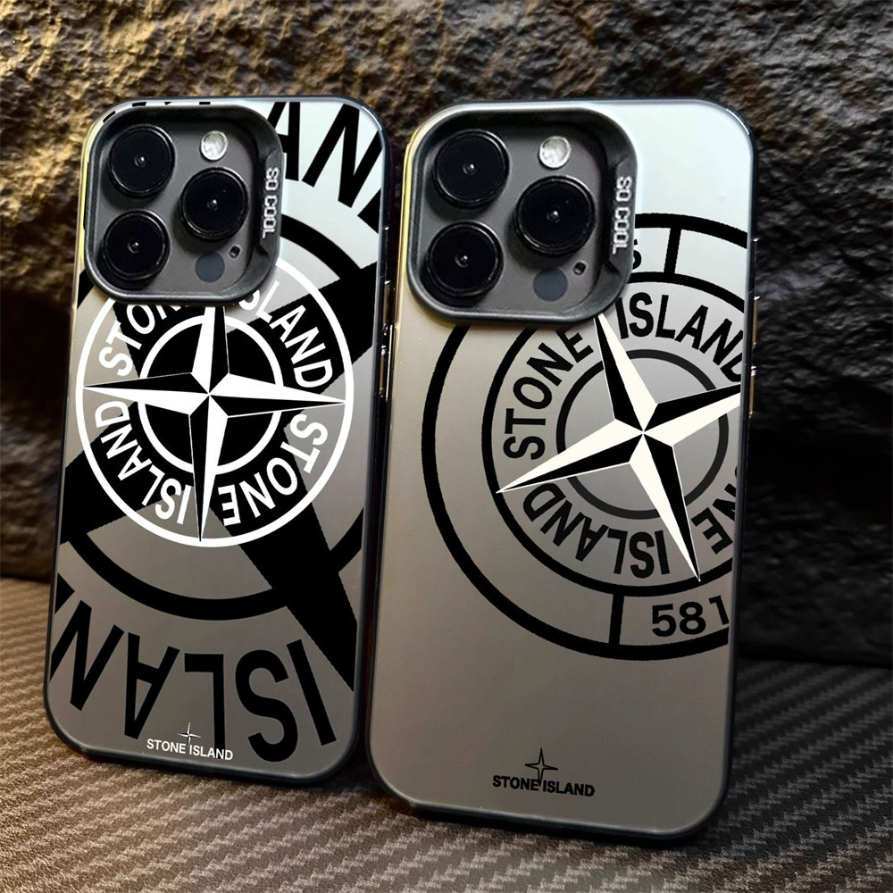 STONE ISLAND IMD Frosted เคสโทรศัพท์สําหรับRealmeหมายเหตุ 50 C67 C65 C55 C51 C53 C35 C15 C25 C12 C11