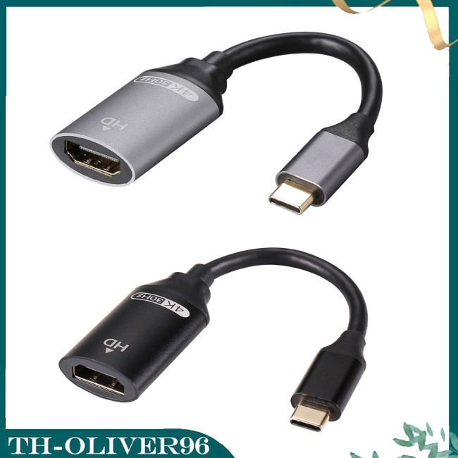 Li สาย USB Type C ถึง HD-MI, ตัวแปลง 4K HD-MI HD, อะแดปเตอร์ 3.1 เข้ากันได้สําหรับแท็บเล็ตคอมพิวเตอร