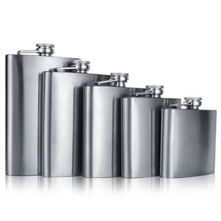 in stockBLOOMZO Hip Flask,คอนเทนเนอร์Leakproofขวดเหล้า,คุณภาพสูงสะดวกสแตนเลสแบบพกพา Whisky Flagonกลางแจ้ง