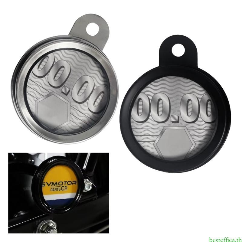 Beste Motorcycle Disc Plate Tax Permit Holder Metal Alloy Waterproof Seal Accessories