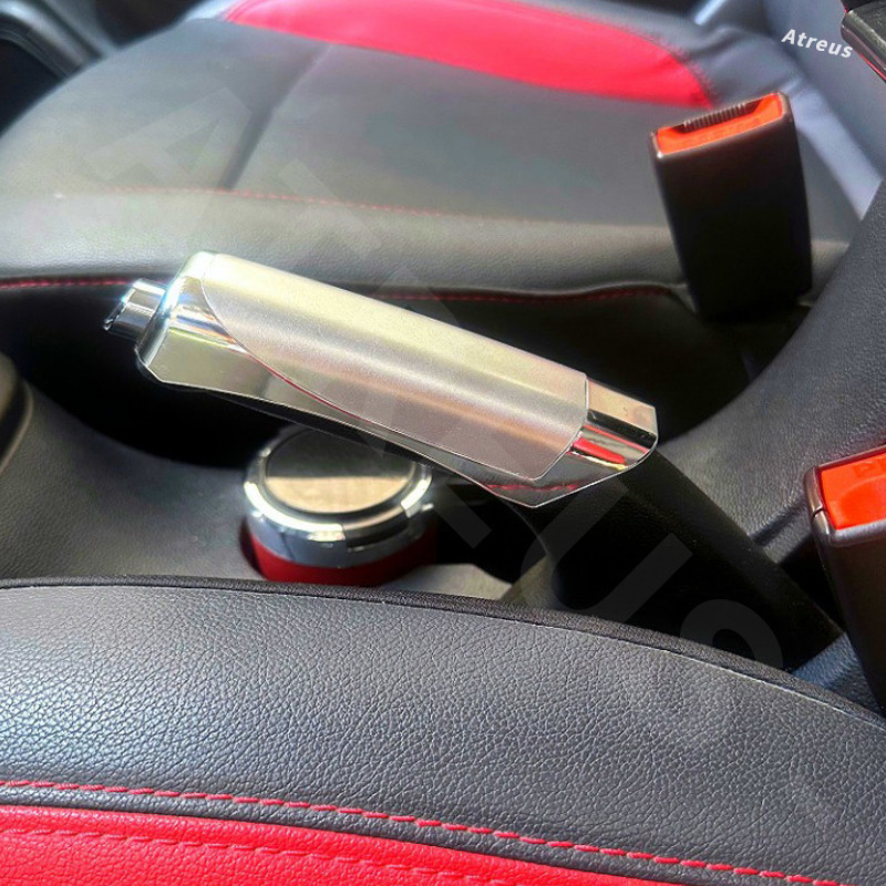 Toyota ปลอกหุ้มเบรคมือสําหรับรถยนต์ ปลอกหุ้มเบรคมือ คาร์บอนไฟเบอร์ ครอบเบรคมือลายคาร์บอน สำหรับ Toyota Prius Wish Estima Revo bZ4X Hiace Alphard Avanza Camry CHR Corolla Cross Fortuner Hilux Innova Raize Rush Sienta Vellfire Veloz Vios Wigo Yaris Cross - รูปที่ 6