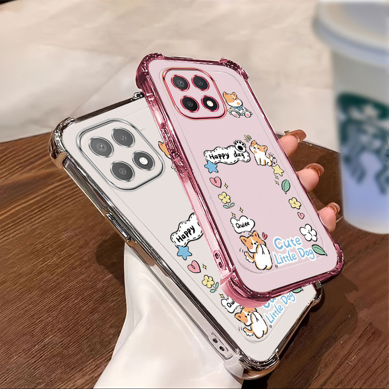 ปลอก Honor X6 X6S X8 4G 5G X6A X6B X8A X8B X8C เคสโทรศัพท์สําหรับซิลิโคนใหม่สี่มุมป้องกันการตก sgxg