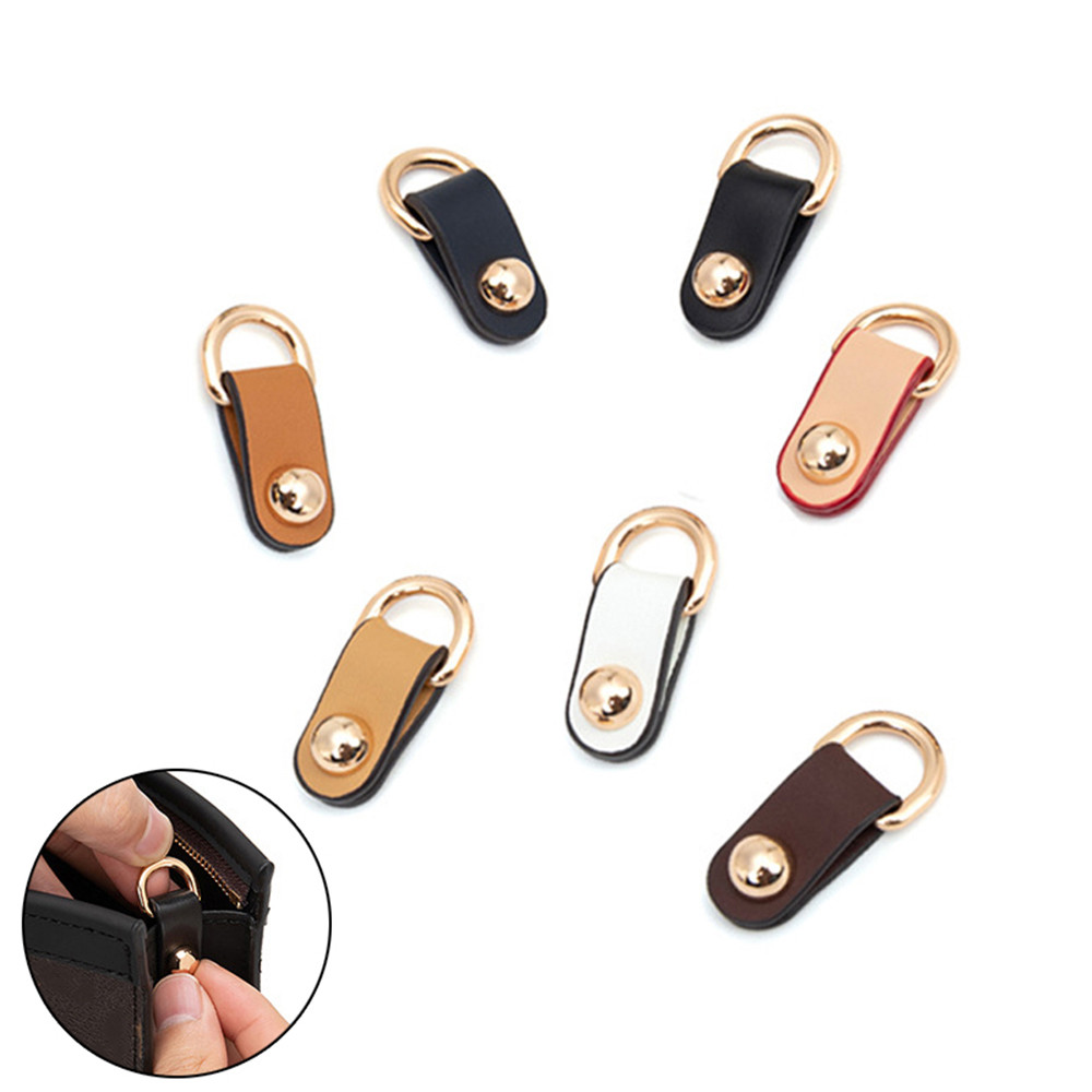D หัวเข็มขัดอุปกรณ์ฮาร์ดแวร์ตกแต่งมัลติฟังก์ชั่น Link DIY 2 ชิ้น PU เปลี่ยนสายกระเป๋า