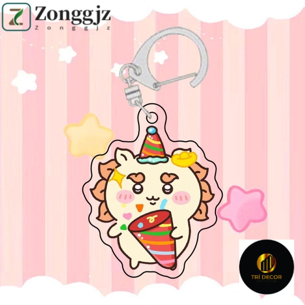 Zonggjz Anime Chiikawa พวงกุญแจ, Momonga Rakko จี้ Chiikawa ปีใหม่