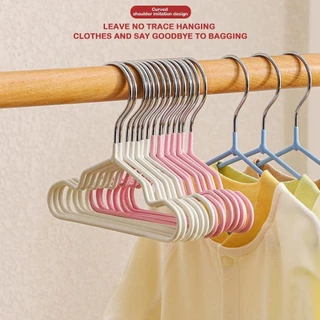 SUTEE 10 ชิ้นไม้แขวนเสื้อสัตว์เลี้ยง,ลื่น DIY ไม้แขวนเสื้อสัตว์เลี้ยง,โลหะสีทึบ MINI Coat Hanger Mini Pet Store