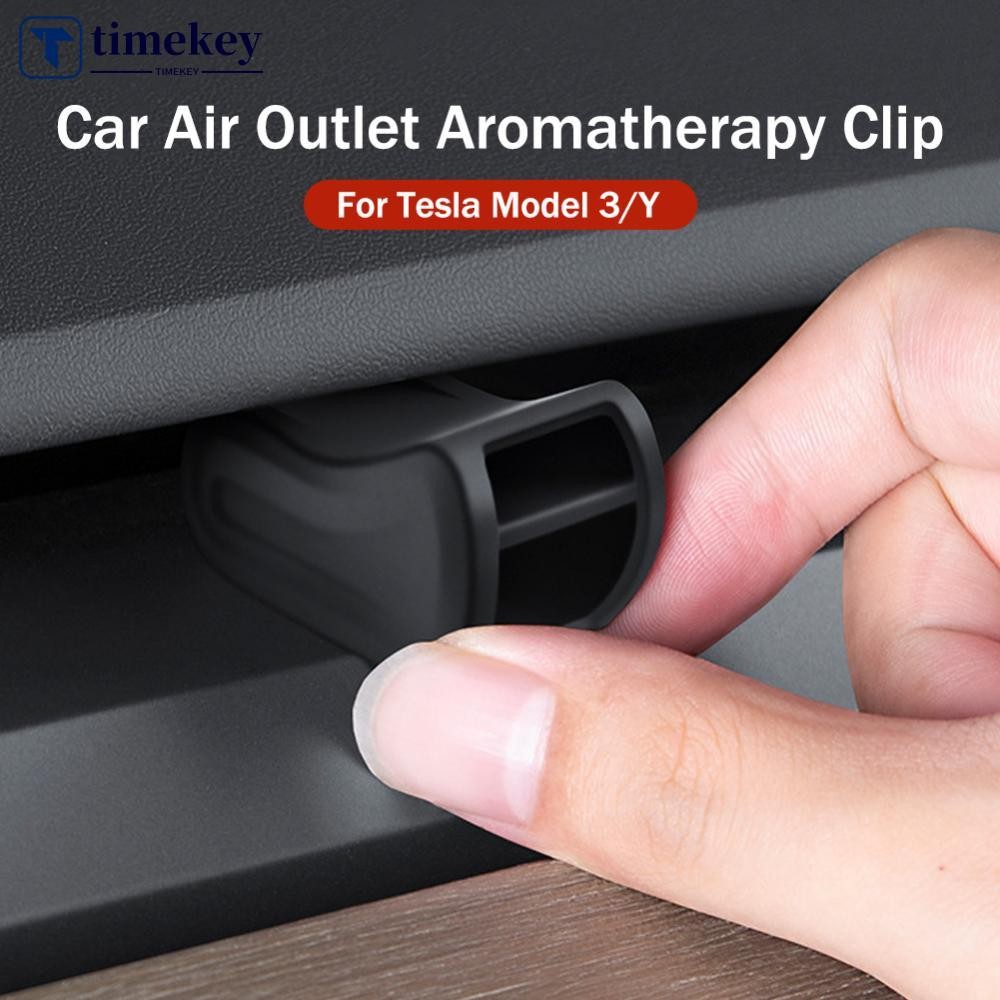 TME Car Air Outlet Aromatherapy Clip Air Freshener Adapter Bracket Decora อุปกรณ์เสริมสําหรับ Tesla รุ่น 3/Y