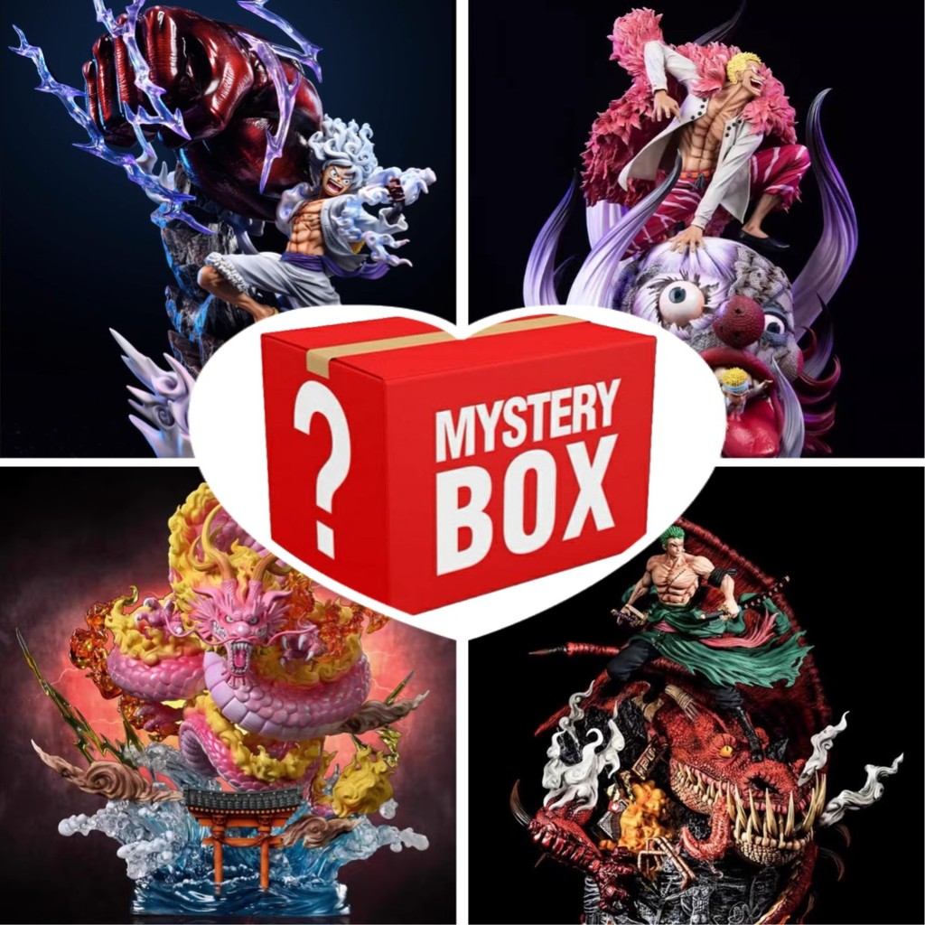 Surprise unboxing blind BOX One Piece Ace newgate Hancock รูปตกแต่งบ้านที่สมบูรณ์แบบสำหรับนักสะสม