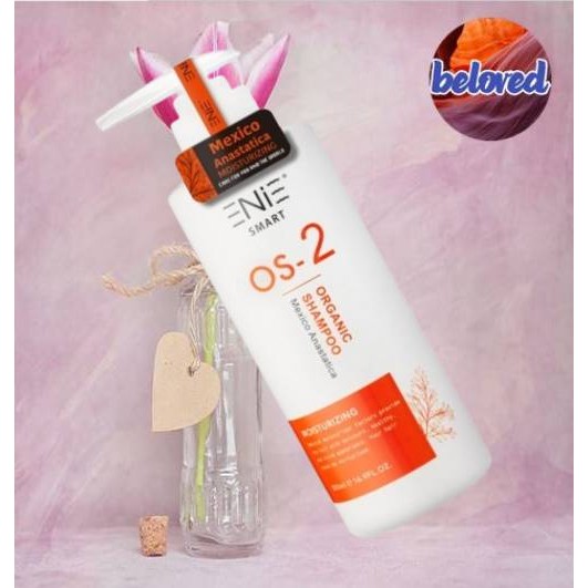 ENIE Smart OS-2 Organic Shampoo 500 ml ความชุ่มชื้นและต้านอนุมูลอิสระตามธรรมชาติช่วยซ่อมแซมผมที่เสีย