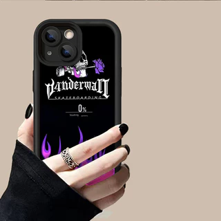 COD เคสไอโฟน 13 ภาพเปลวไฟสีม่วง Case for IPhone 13 12 6 7 8 Plus 14 15 16 Pro X XR XS XSMAX PROMAX SE2020 ส่งจากไทย