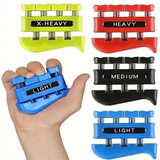 SYLV เทรนเนอร์นิ้วมือ, Finger Strengthener แบบพกพา Finger Exerciser, Strengthener มือสําหรับ Musician Rock Climbing Grip อุปกรณ์ออกกําลังกายสําหรับ Forearm และมือ