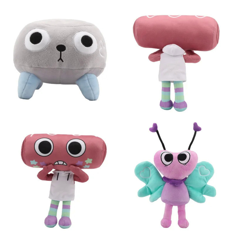Cartoon Anime Exquisite Plush Toys Cosmo Flutter Pebble Dandy's World Stuffed Pillow Toy Flutter Kid