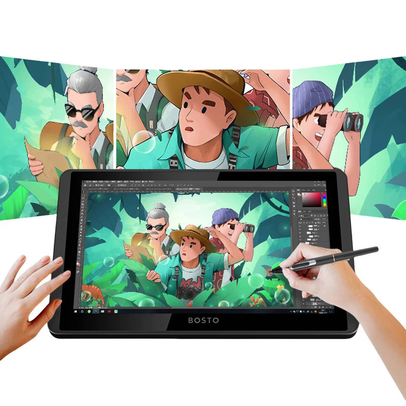 12HD-A H-IPS LCD กราฟิก 11.6 นิ้ว แท็บเล็ตวาดภาพดิจิตอล 8192 ระดับ พร้อมหน้าจอ รองรับ Windows MacOS