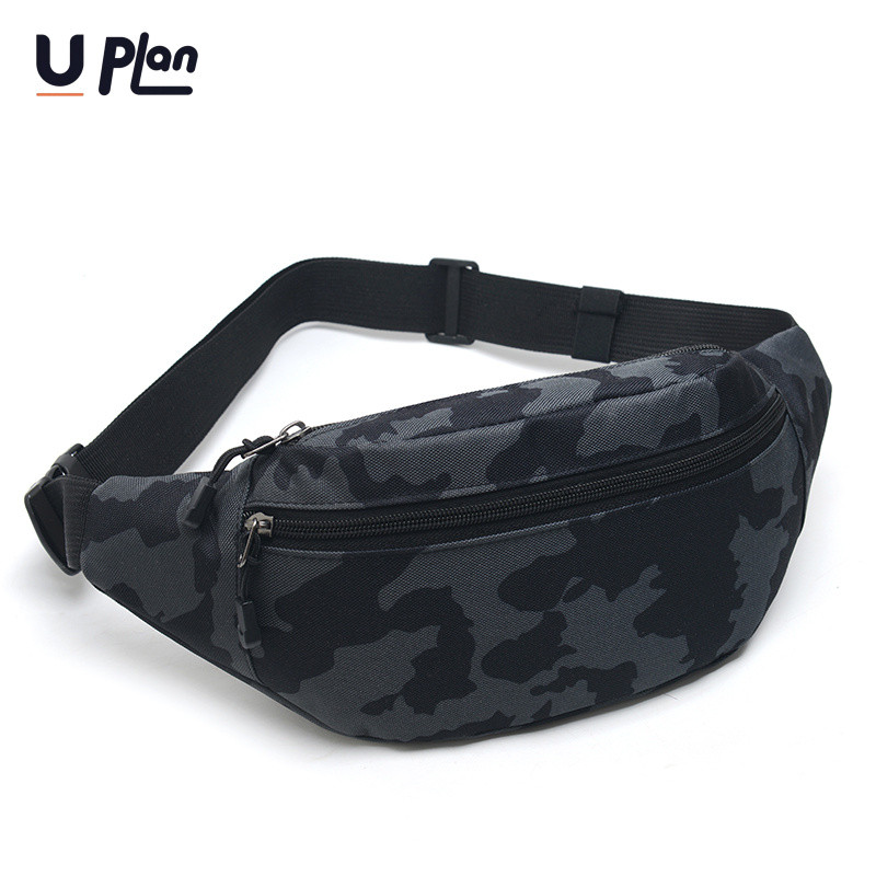 UPLAN กระเป๋าคาดเอวสำหรับเล่นกีฬาสำหรับผู้ชาย กันน้ำ พกพาสะดวก เหมาะกับการวิ่ง ออกกำลังกาย ปั่นจักรยาน
