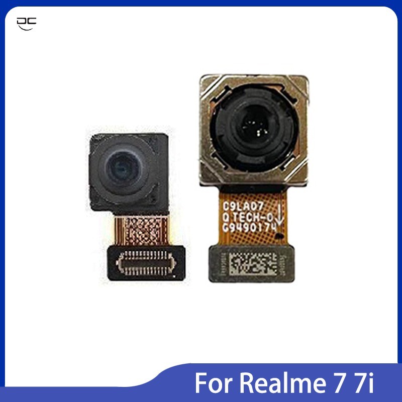 กล้องด้านหน้าด้านหลังสําหรับ OPPO Realme 7 4G 7i RMX2103 Global Asia รุ่น Facing Frontal Selfie กลับ