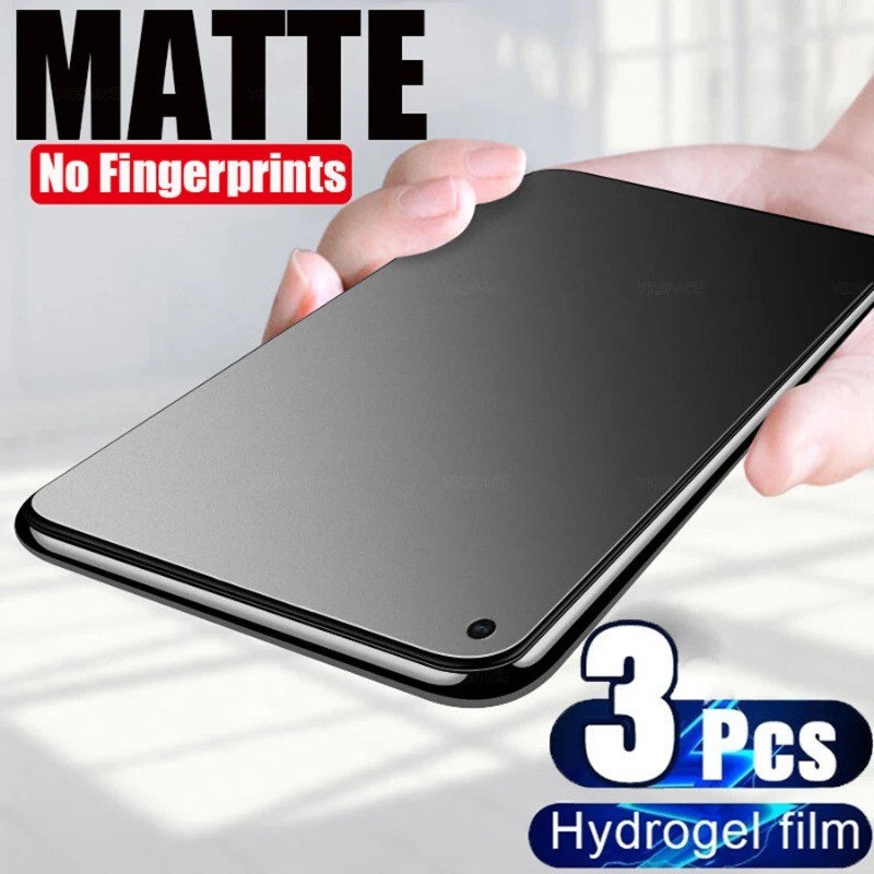 3PCS Frosted Ultra-Thinฟิล์มสําหรับRedmiหมายเหตุ11T 11SE 11S 11R 11E 11 10 10S 10T 9S 9T 9 8T 8 7S 7