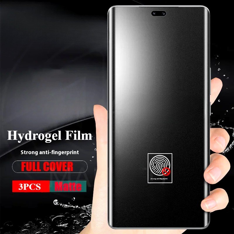 ‌3pcs HD Frosted Anti-Scratch Hydrogel ฟิล์มสําหรับ Honor X9c X9b X9a X9 X8c X8b X8a X8 X7c X7b X7a 