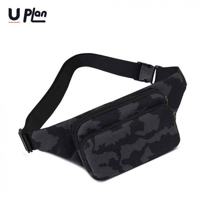 UPLAN กระเป๋าคาดเอวสำหรับเล่นกีฬาสำหรับผู้ชาย กันน้ำ เหมาะสำหรับการวิ่ง ฟิตเนส และปั่นจักรยาน