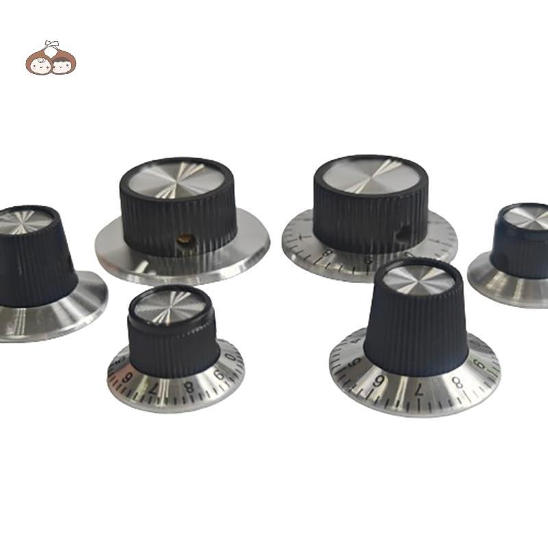 Bef 1PC 6MM Shaft Effect Pedal Knob DIY อุปกรณ์เสริม Chrome Top กีตาร์ Vintage AMP เครื่องขยายเสียงลูกบิด Arrow ระบุลูกบิด TH
