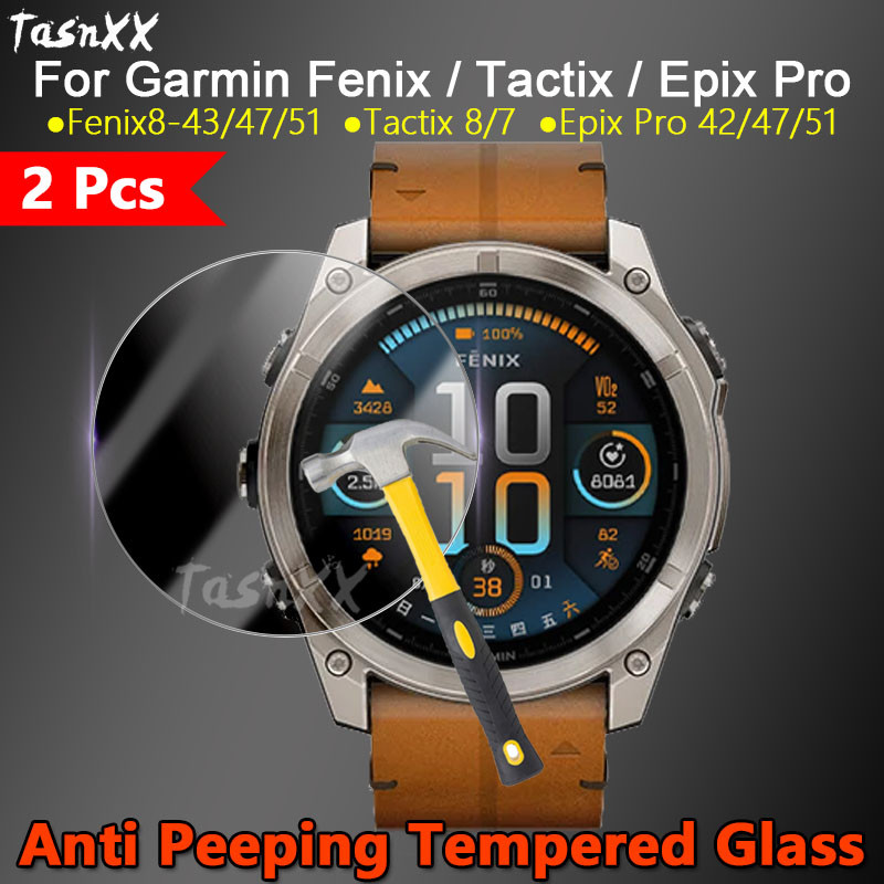 1/2/3/5 PCS สําหรับนาฬิกา Garmin Fenix 8 AMOLED 51 มม.47 มม.43 มม.7X Tactix 8 7 Pro Epix Pro 51 มม.S