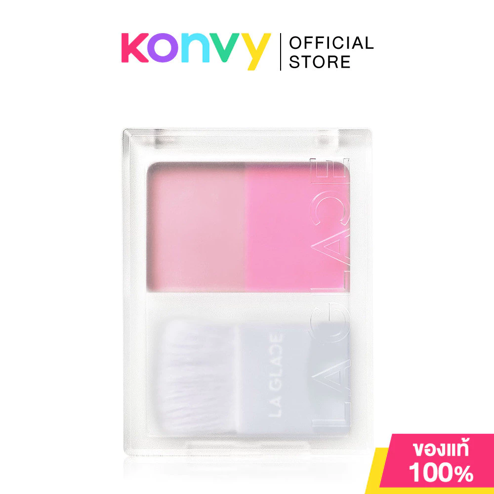 LA GLACE Brattitude Two Tone Powder Blush 4g thumbnail 5
